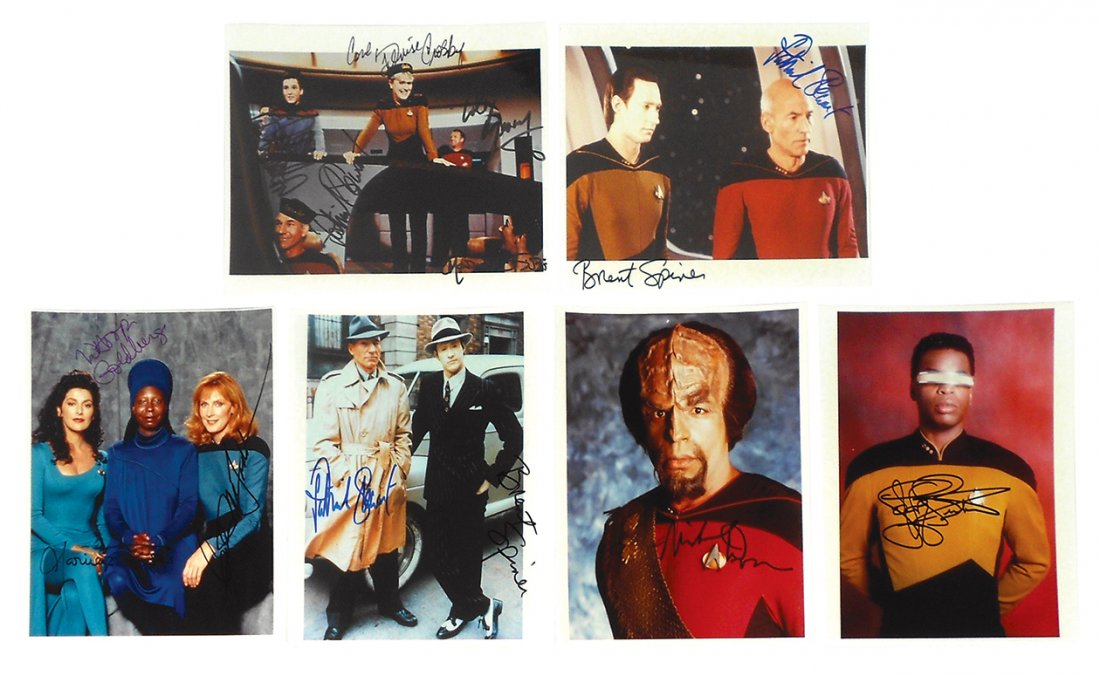 Autographed photos (6), Star Trek: The Next Generation, (1 of 1)