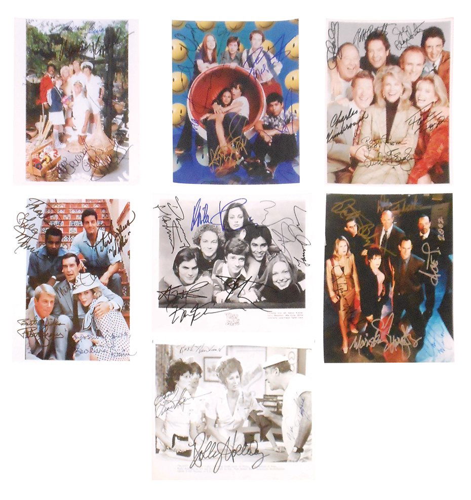 Autographed photos (7), Murphy Brown-Bergen, Shaud, (1 of 1)