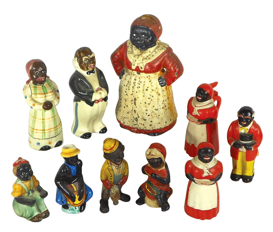 Black Americana, cast iron banks & S&P shakers, all VG+ (1 of 1)