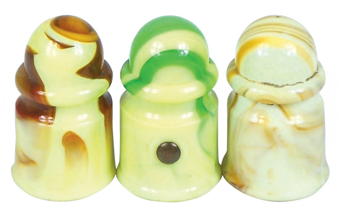 Automotive ashtrays (3), HouzeX slag glass, (1 of 1)