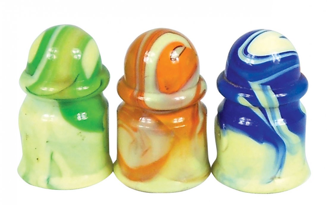 Automotive ashtrays (3), HouzeX slag glass, (1 of 1)