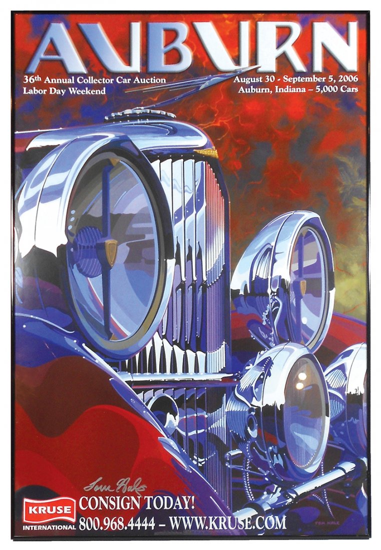 Automotive poster, Auburn Kruse Event 2006, Duesenberg, (1 of 1)