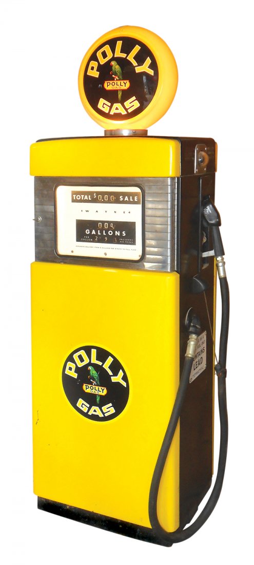 Gasoline pump, Polly Gas, mfgd by Wayne, newer plastic (1 of 1)