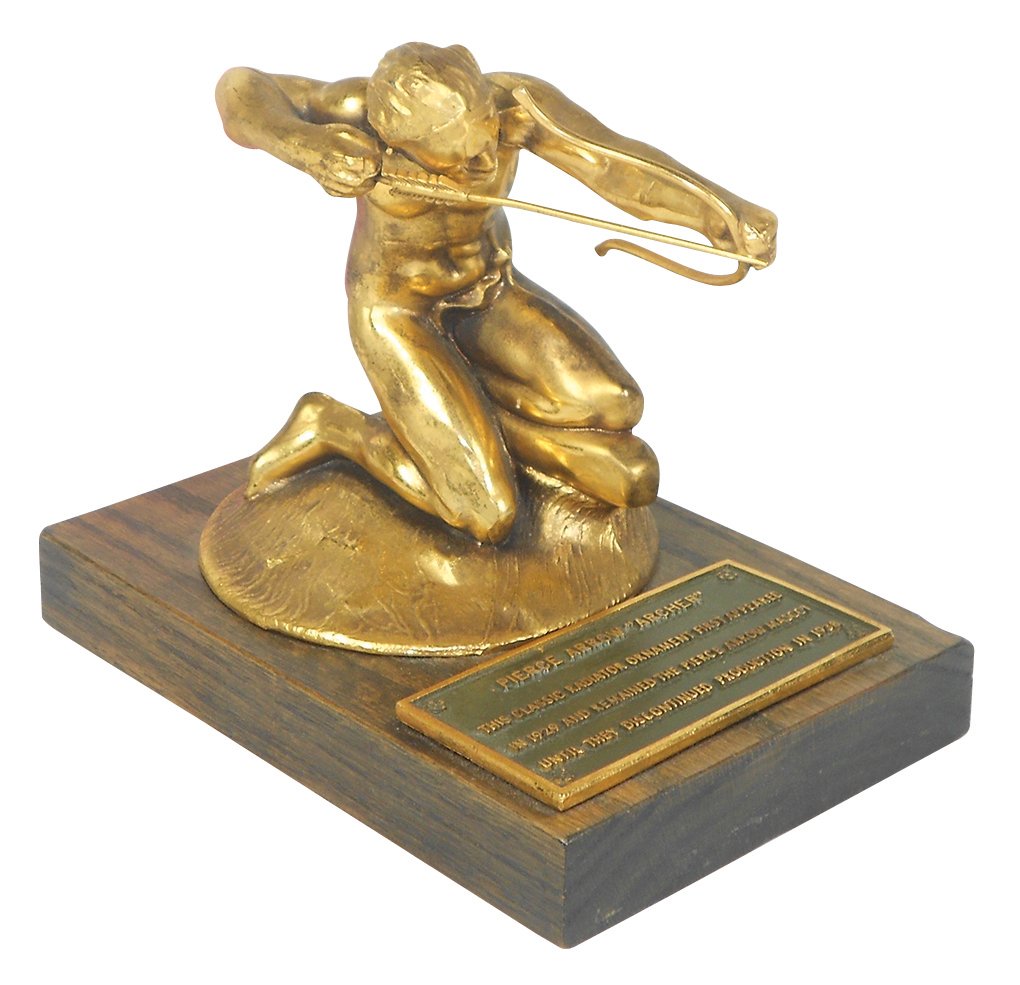 Mascot hood ornament, Pierce Arrow "Archer", (1 of 1)