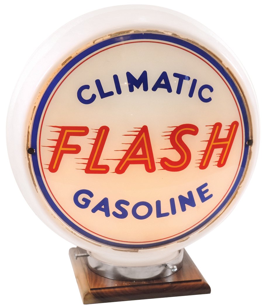 Gasoline globe, Climatic Flash, glass lenses in wide (1 of 1)