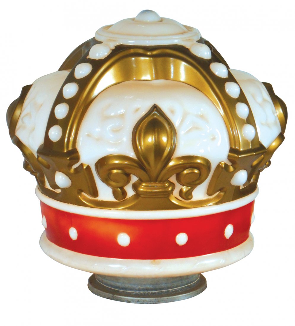 Gasoline globe, Standard Oil Red & Gold Crown