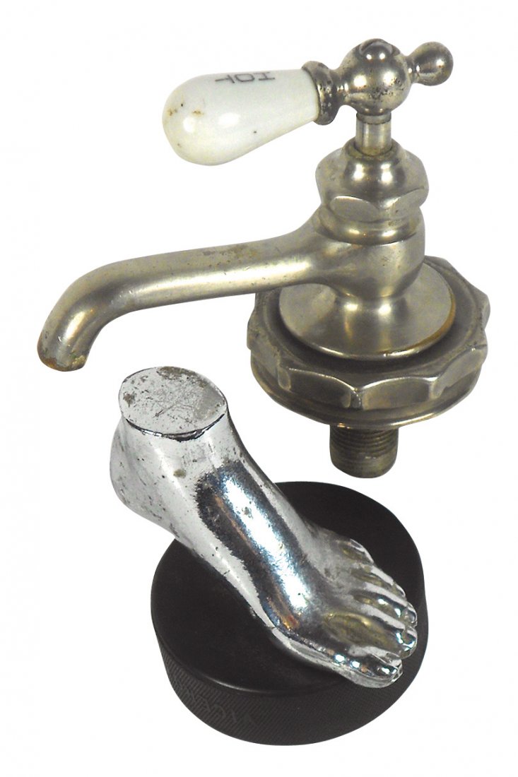 Mascot hood ornaments (2), Left Foot mounted to hockey (1 of 1)