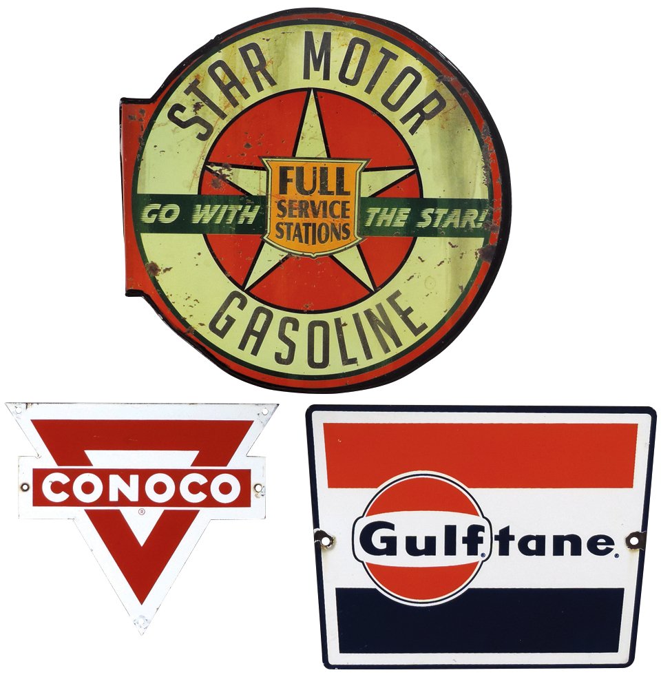 Gasoline signs (3), Star Motor Gasoline, contemporary (1 of 2)