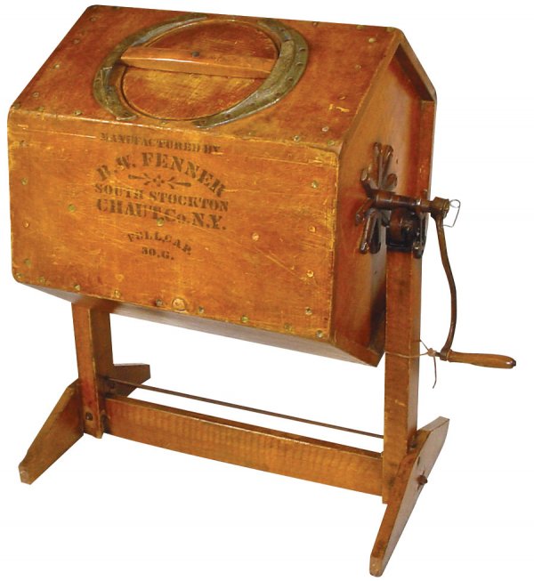Butter Churn, Mfgd. By R.w. Fenner, South Stockton