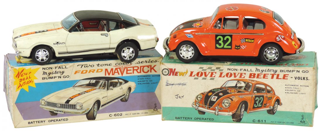 Toy cars (2), both Bump N Go, 1960's Volkswagen Love (1 of 1)
