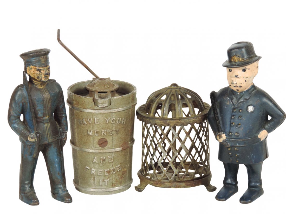 Still banks (4), Arcade Bird Cage, Grey Iron Castings (1 of 1)