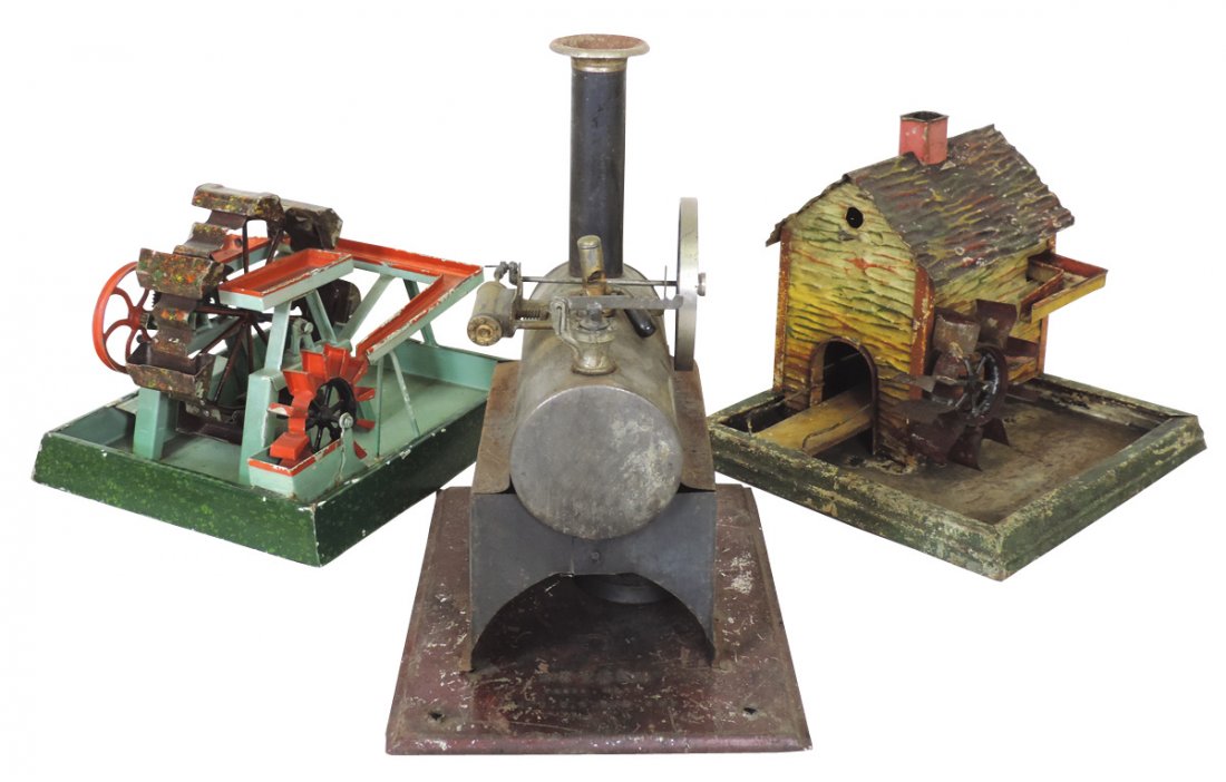 Steam toys (3), Doll Mill-Water Wheel #703, c.1930, (1 of 1)