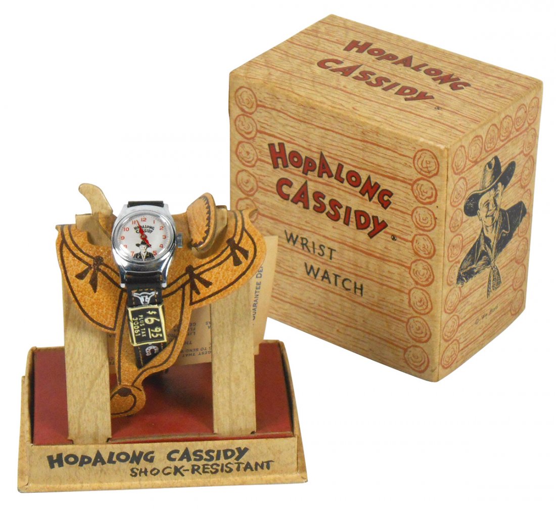 Hopalong Cassidy wrist watch by United States Time