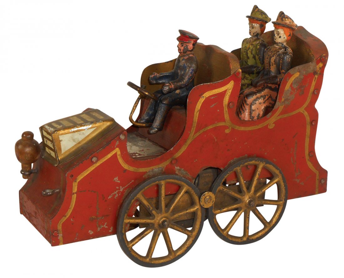 Toy, Hill Climber touring car w/driver & passengers, (1 of 1)