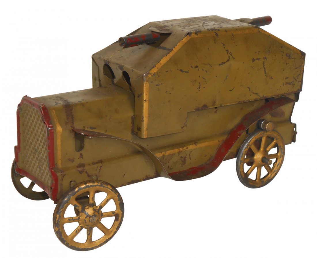 Toy, Hill Climber, military vehicle w/2 swivel cannons, (1 of 1)