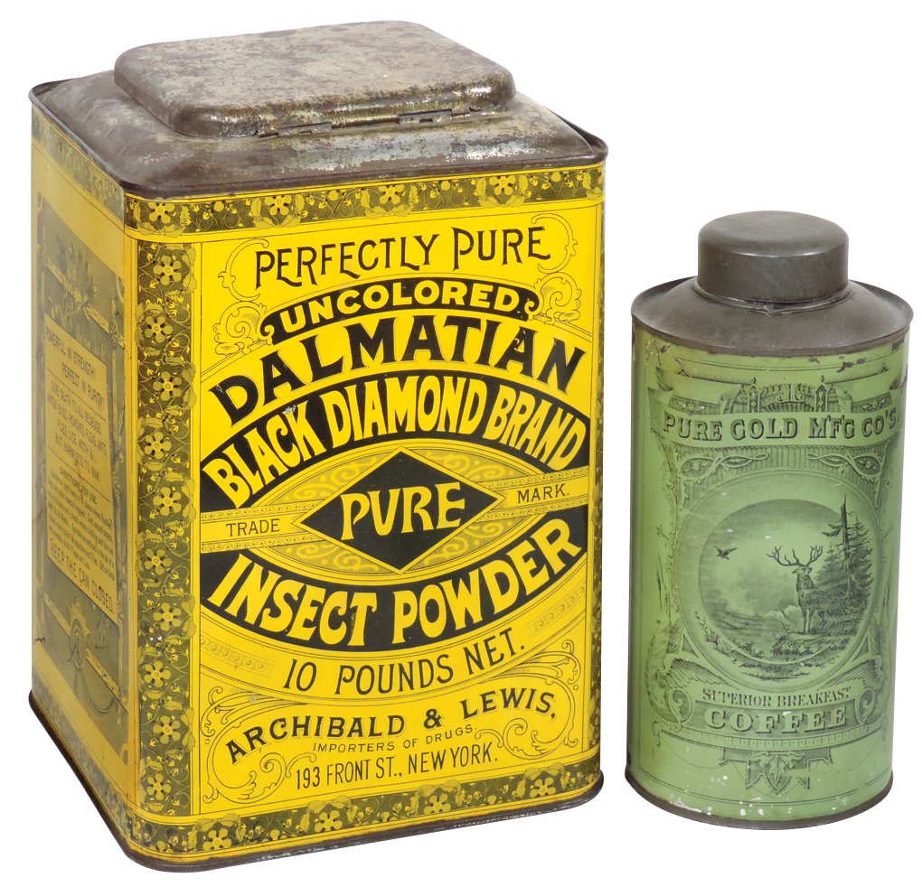 Country store tins (2), Pure Gold Coffee by Ginna & (1 of 1)