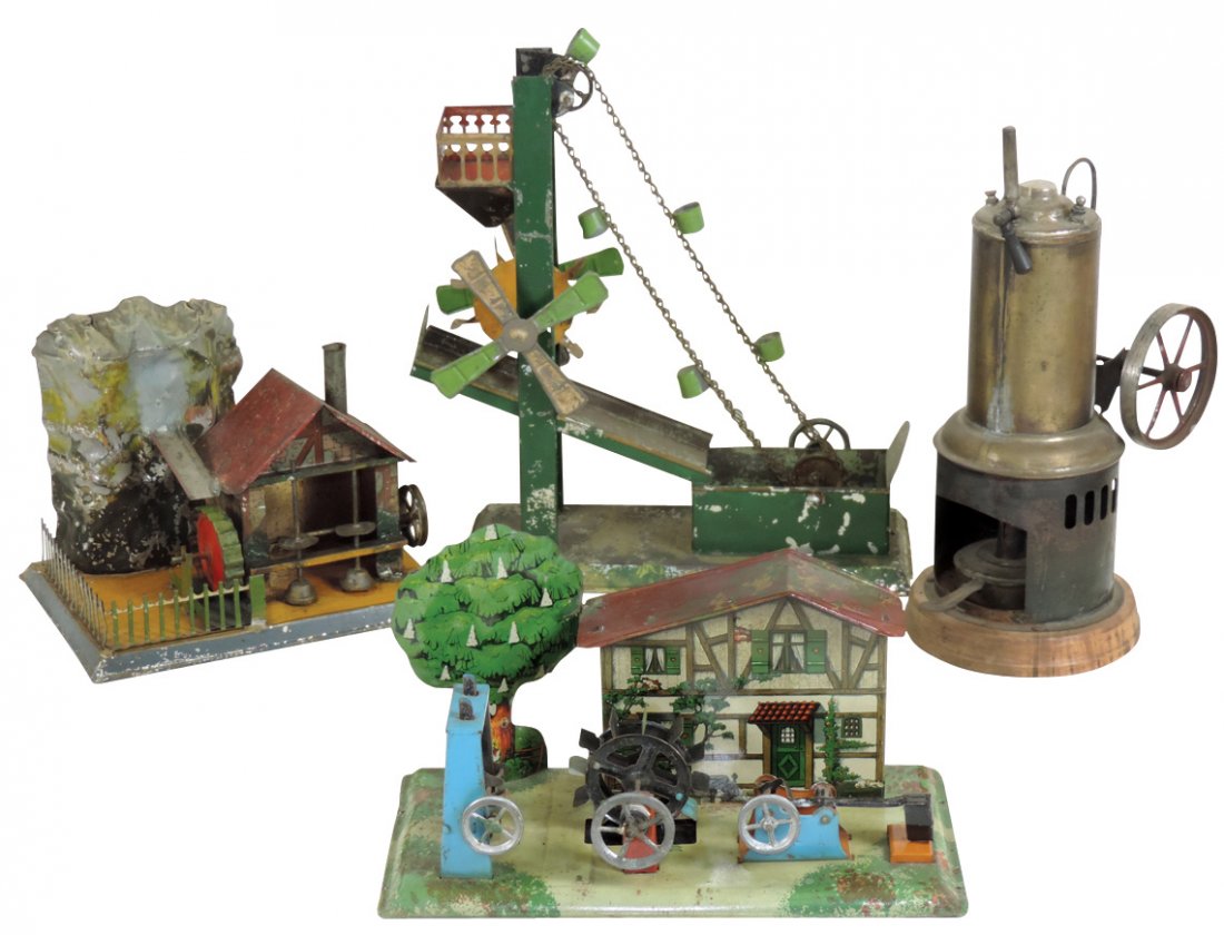 Steam toys (4), possible Krauss & Mohr Vertical Steam (1 of 1)