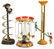 Toys (3), tin litho circus toys, reversible climbers