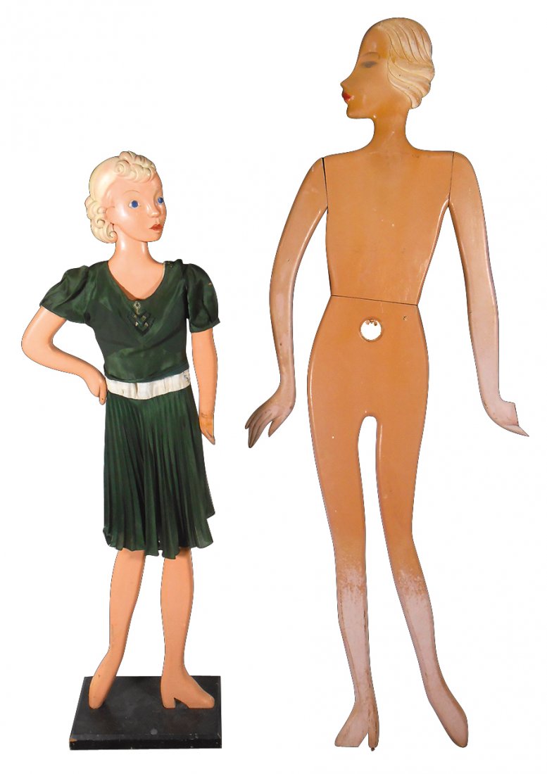 Art Deco mannequins (2), mother & child Woodikins by (1 of 1)