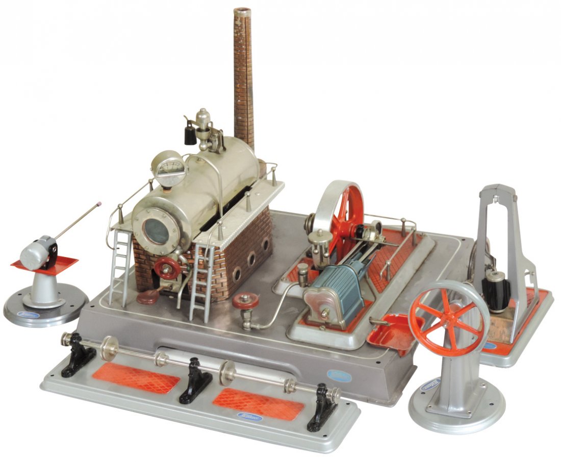Steam toys (5), Wilesco Steam Plant, Exc cond, Wilesco (1 of 2)