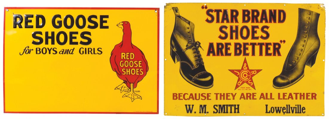 Shoe store signs (2), Star Brand Shoes from W.M. (1 of 1)