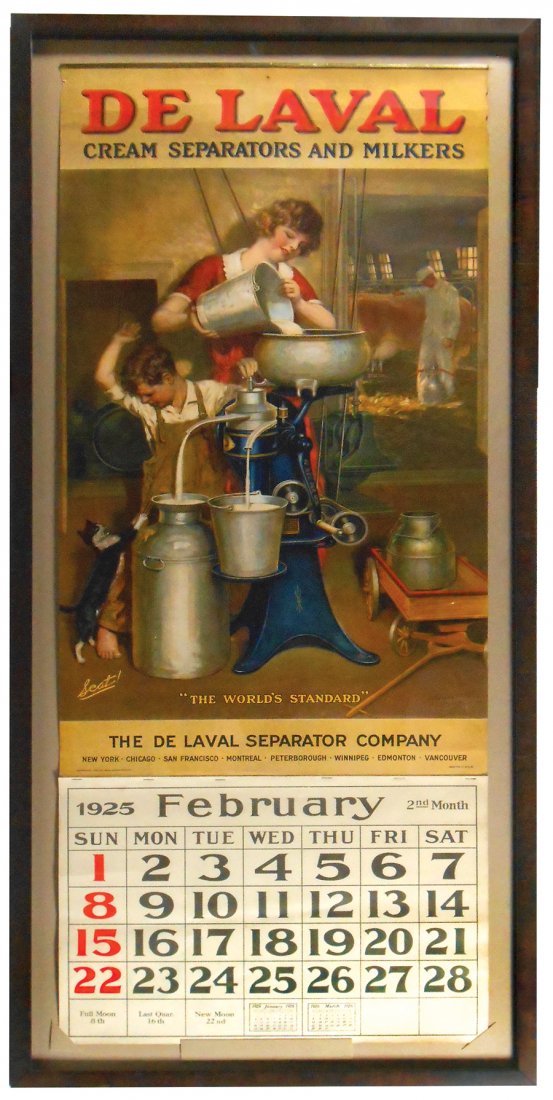Hardware store calendar, DeLaval Cream Separators & (1 of 1)