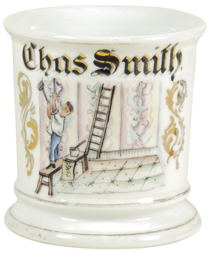 Occupational shaving mug, Wallpaper Hanger, (1 of 1)