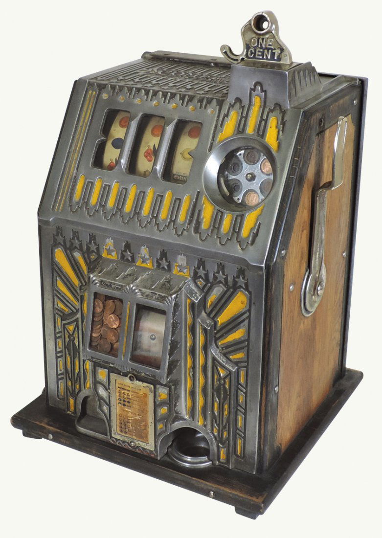 Coin-operated slot machine, Pace Comet w/double jackpot (1 of 1)