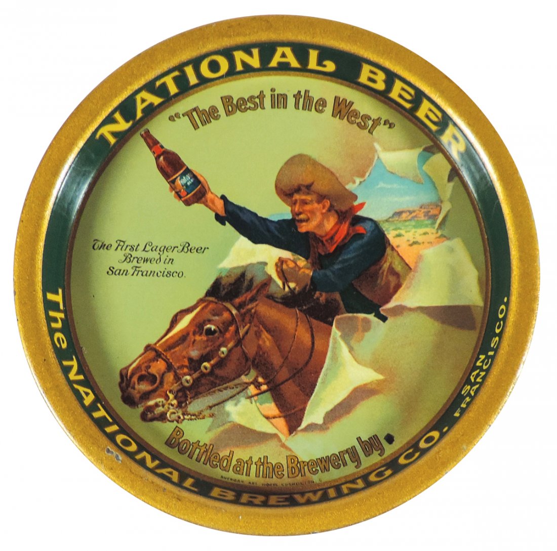 Breweriana tip tray, National Brewing Company, the (1 of 1)