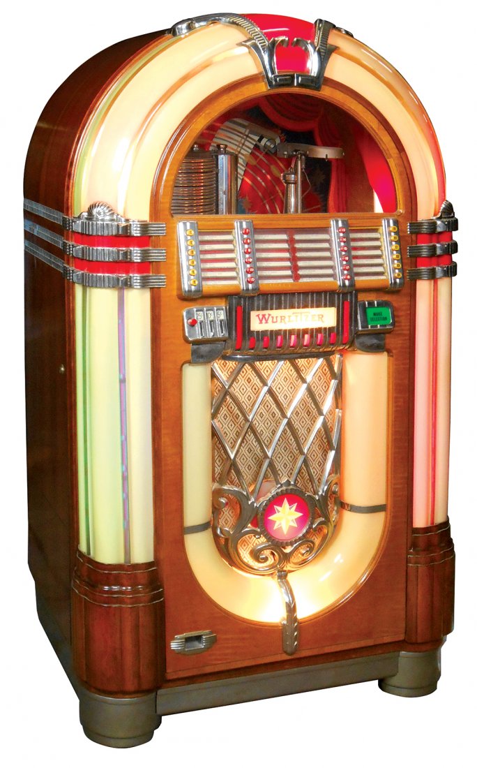 Coinoperated jukebox, Wurlitzer 1015, c.1947, older