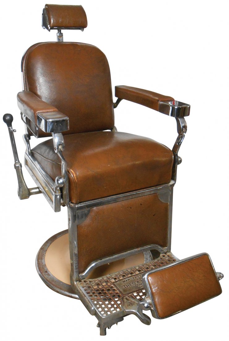Barber chair, Theo KochsChicago, porcelain