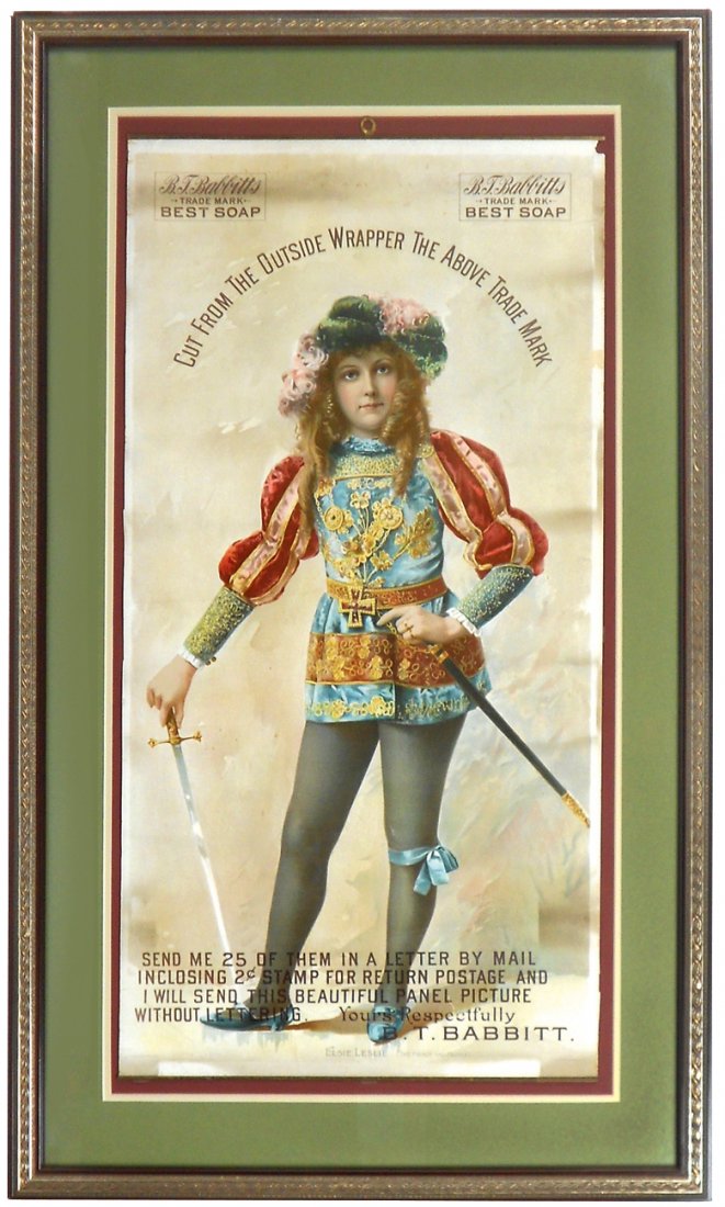 Country store banner sign for B.J. Babbitt's Soap, (1 of 1)