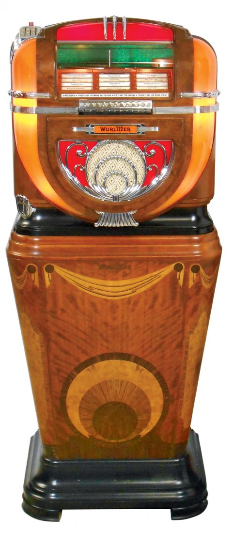 Jukebox stand for Wurlitzer Model 71. (1 of 2)