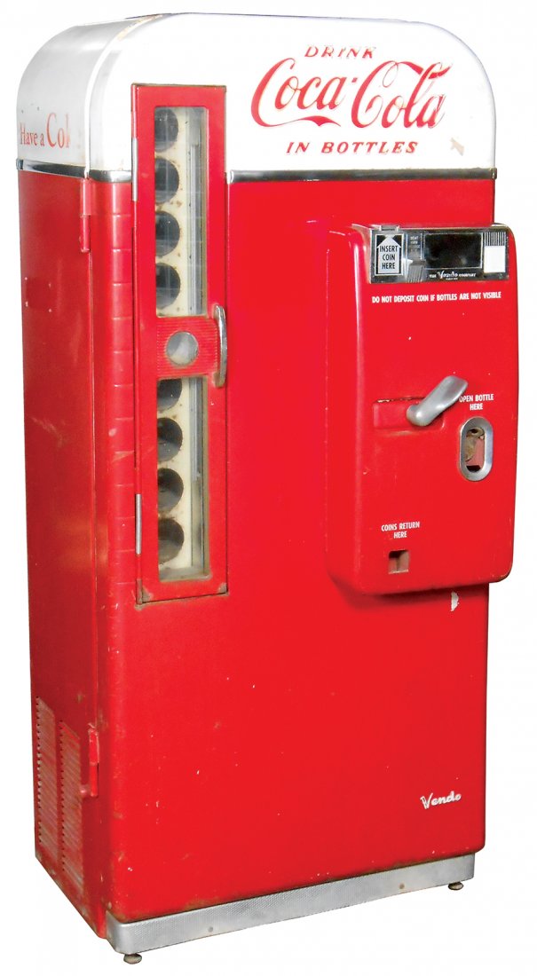 Coca-Cola machine, Vendo 81D, 10 Cent, cools & works (1 of 1)