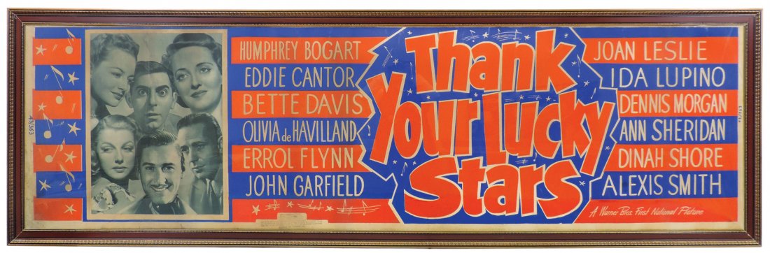 Movie poster, "Thank Your Lucky Stars", a Warner Bros. (1 of 1)