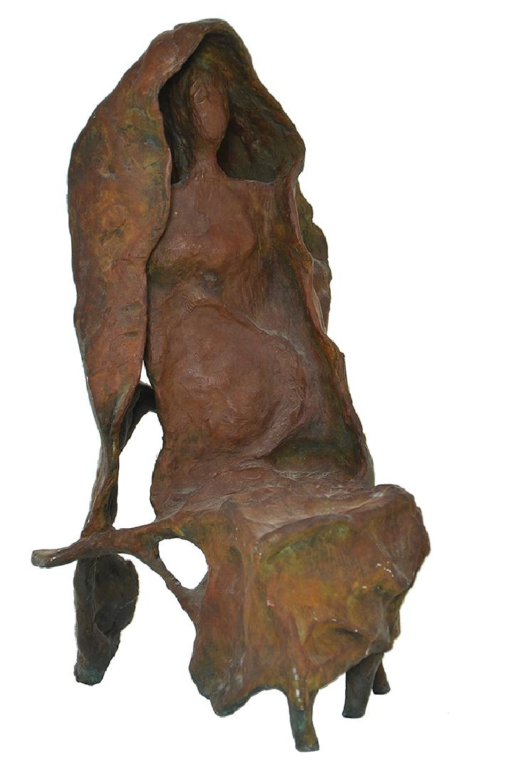 Eran Shakine b. 1962: The Prophetess, Bronze, Height: 36 cm. Signed and titled AP.