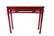 A CHINESE SIMULATED RED LACQUER ALTAR TABLE