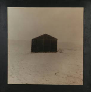 Michal Rovner (Israeli): Outside No 11, 1991,Processed photograph, 58X57 cm. From a series of 15.Provenance: Gaby and Ami Brown Collection.