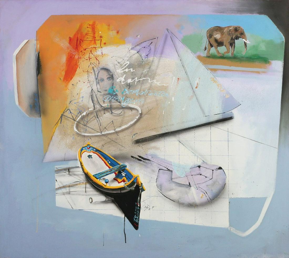 Joshua Griffit: Untitled,Oil on canvas, 111X122 cm,Signed.Provenance: The Art Collection of the IDB Group.