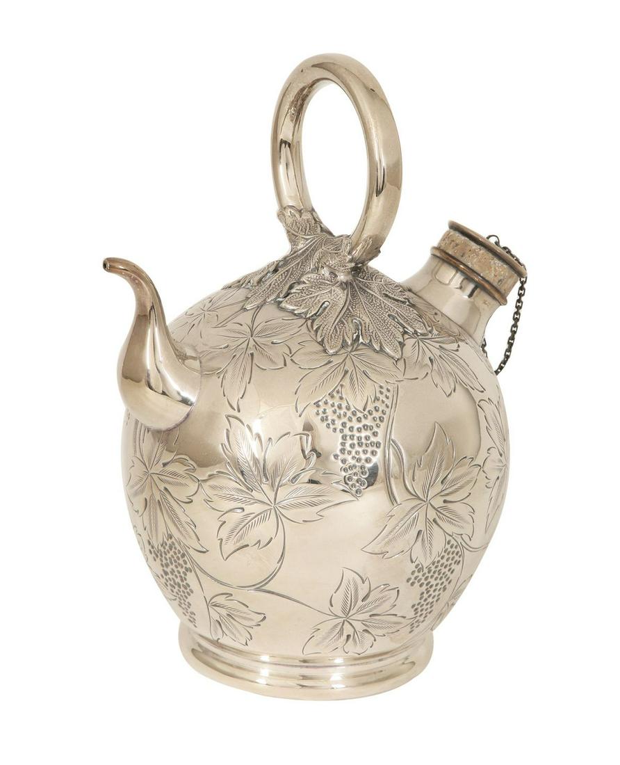 A SPANISH SILVER DECANTER (1 of 1)
