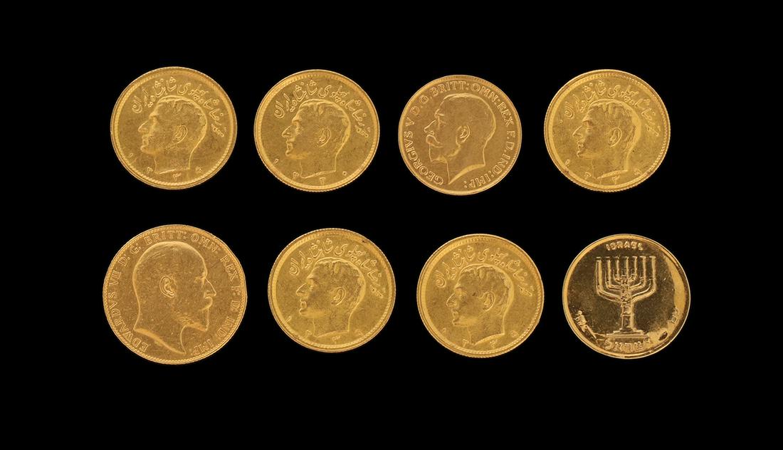 LOT OF 8 GOLD COINS (1 of 1)