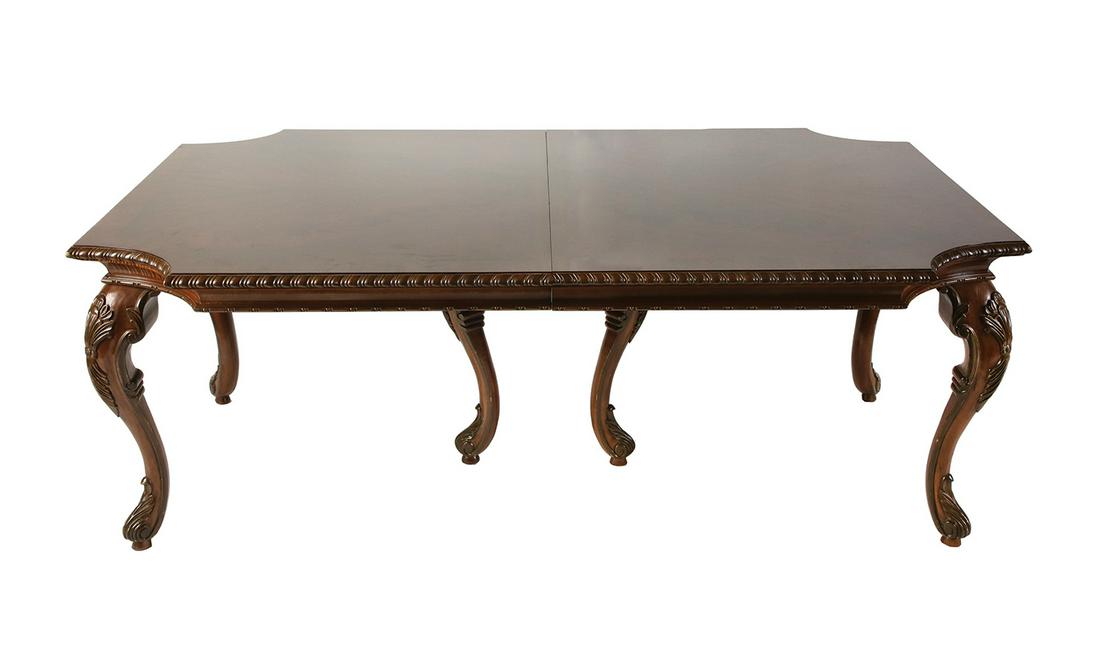 A VERY HIGH QUALITY LARGE DINING TABLE (1 of 2)