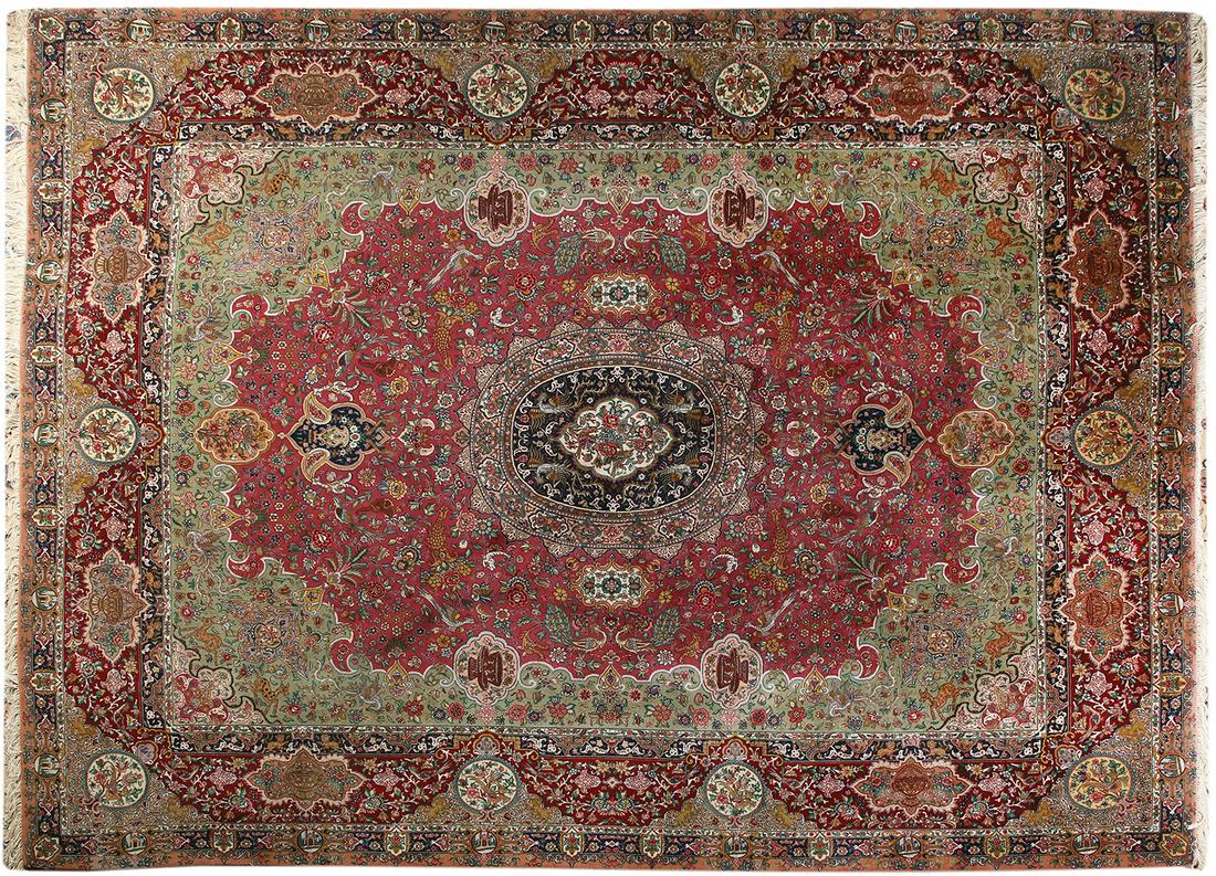 AN INDO/PERSIAN KASHAN PATTERN RUG (1 of 1)