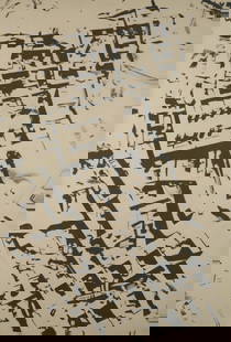 Gilad Efrat b. 1969: Hatzor, 1998, Oil on canvas, 163X109 cm. Signed, titled and dated on the reverse.