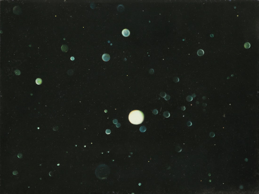 Shay Kun: Stars, 2010, Oil on canvas, 30x41 cm. Signed and dated on the reverse.
