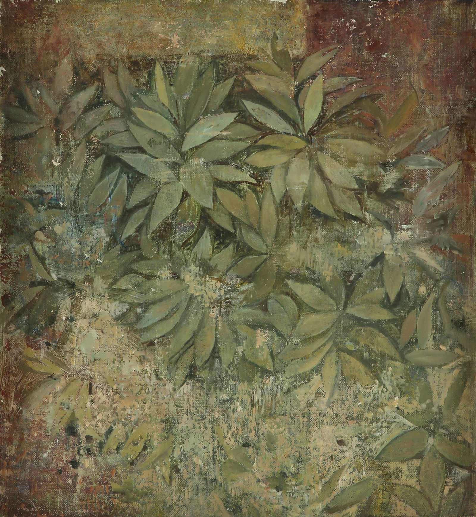 Yigal Ozeri b. 1958: The Last Supper, Oil on canvas, 28x26 cm. Signed and titled on the reverse. Provenance: Gaby and Ami Brown Collection.