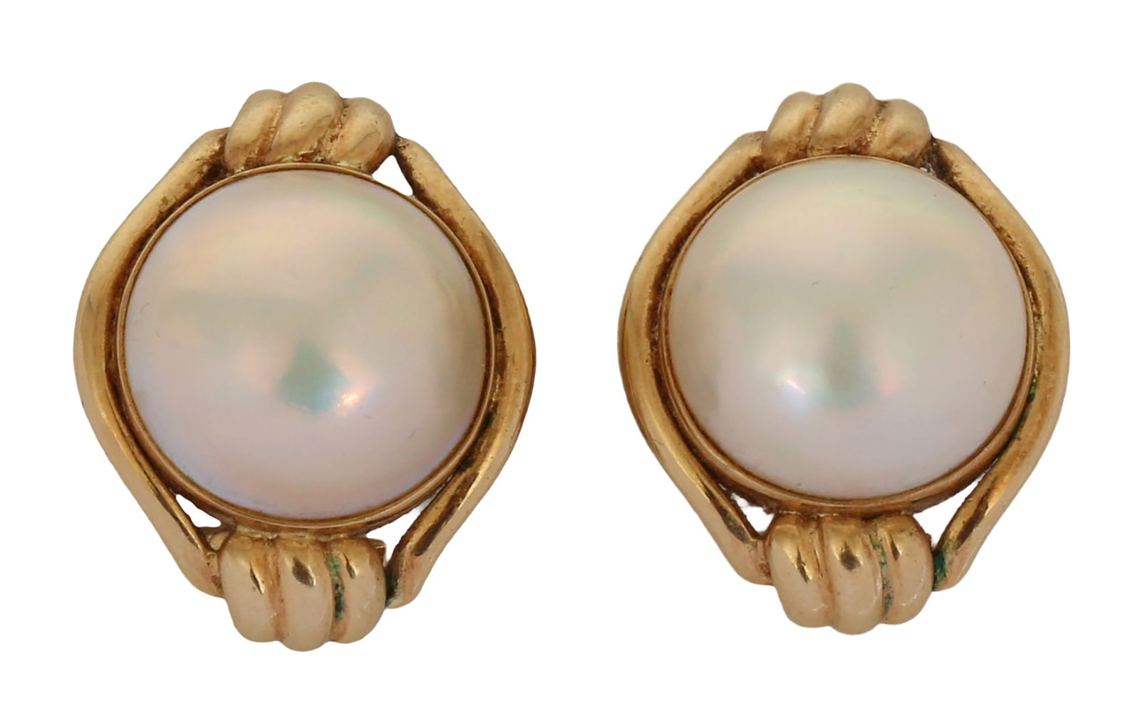 14K GOLD CLIP-ON EARRINGS (1 of 2)