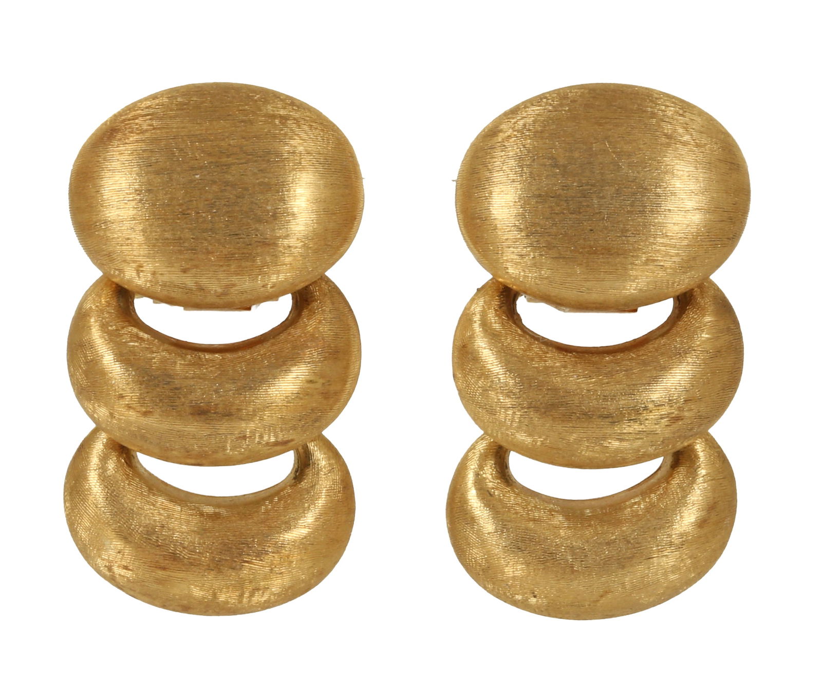18K GOLD CLIP-ON EARRINGS (1 of 2)