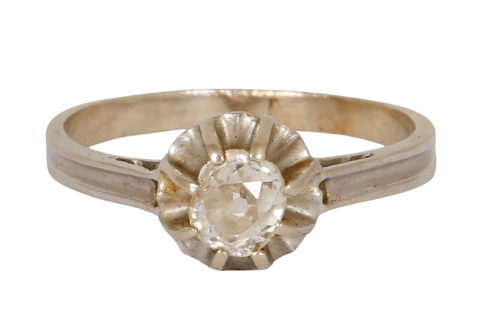 14K WHITE GOLD ANTIQUE RING (1 of 3)
