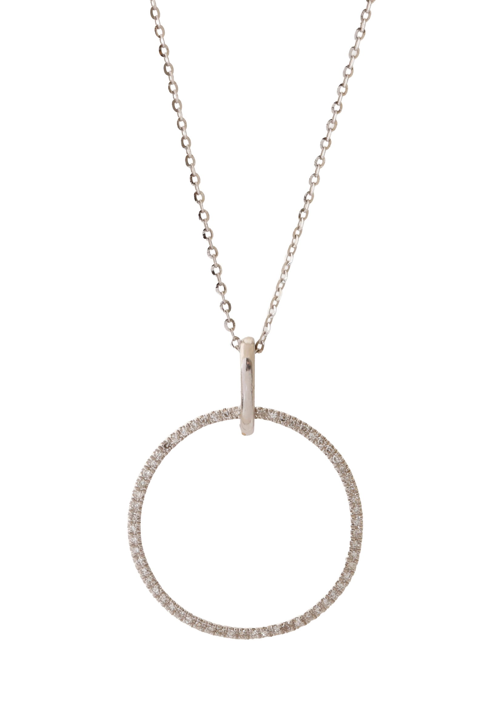 14K WHITE GOLD PENDANT (1 of 2)